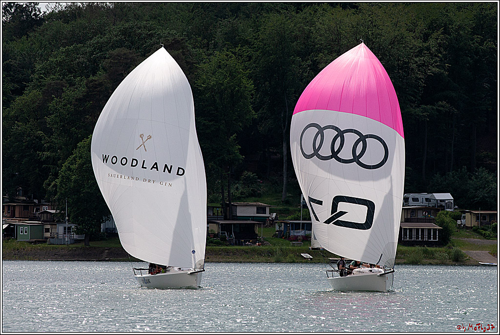 J70 - WOODLAND, 12.06.2021 Segelboot; Segeln; Woodland; Spinnaker; J70; Sorpesee; Sauerland